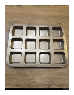 Gold 12'li Muffin Kalıbı | Cupcake ve Kek Kalıbı