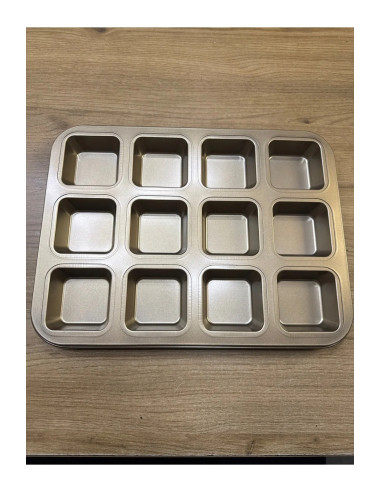 Gold 12'li Muffin Kalıbı | Cupcake ve...