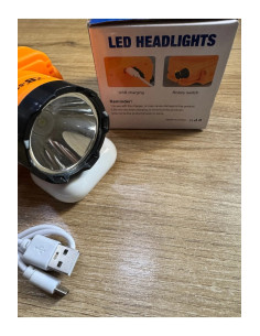 Şarjlı 5W LED Kafa Feneri - Kademeli Işık Ayarı & Su... 2