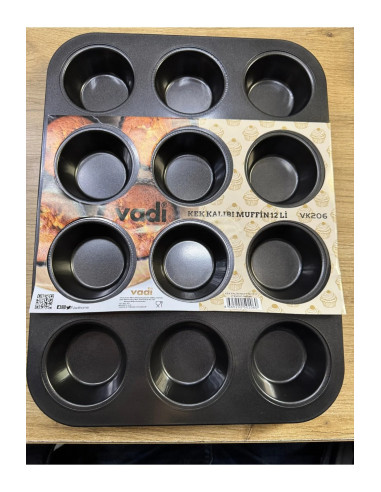 12'li Muffin Kalıbı - Yapışmaz...