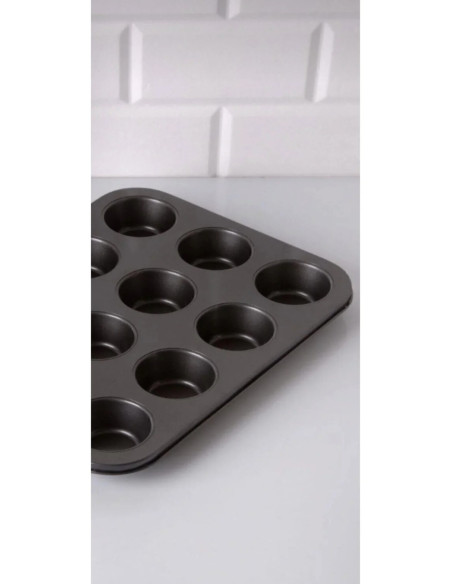 12'li Muffin Kalıbı - Yapışmaz Cupcake Kek Kalıbı Seti