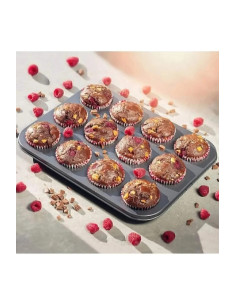 12'li Muffin Kalıbı - Yapışmaz Cupcake ve Kek Kalıbı Seti